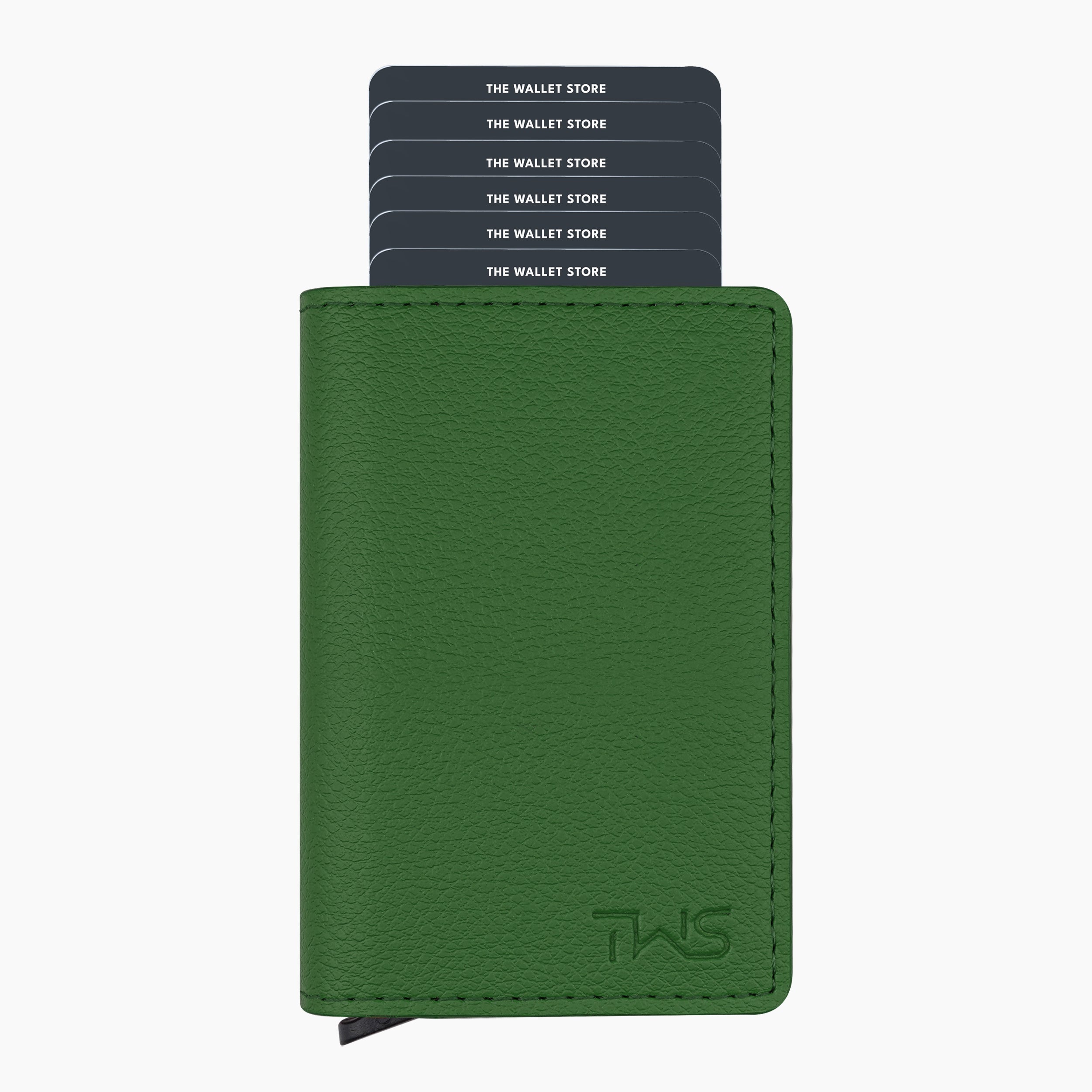 Vivid Vault RFID Protected Metal Cardholder - Green