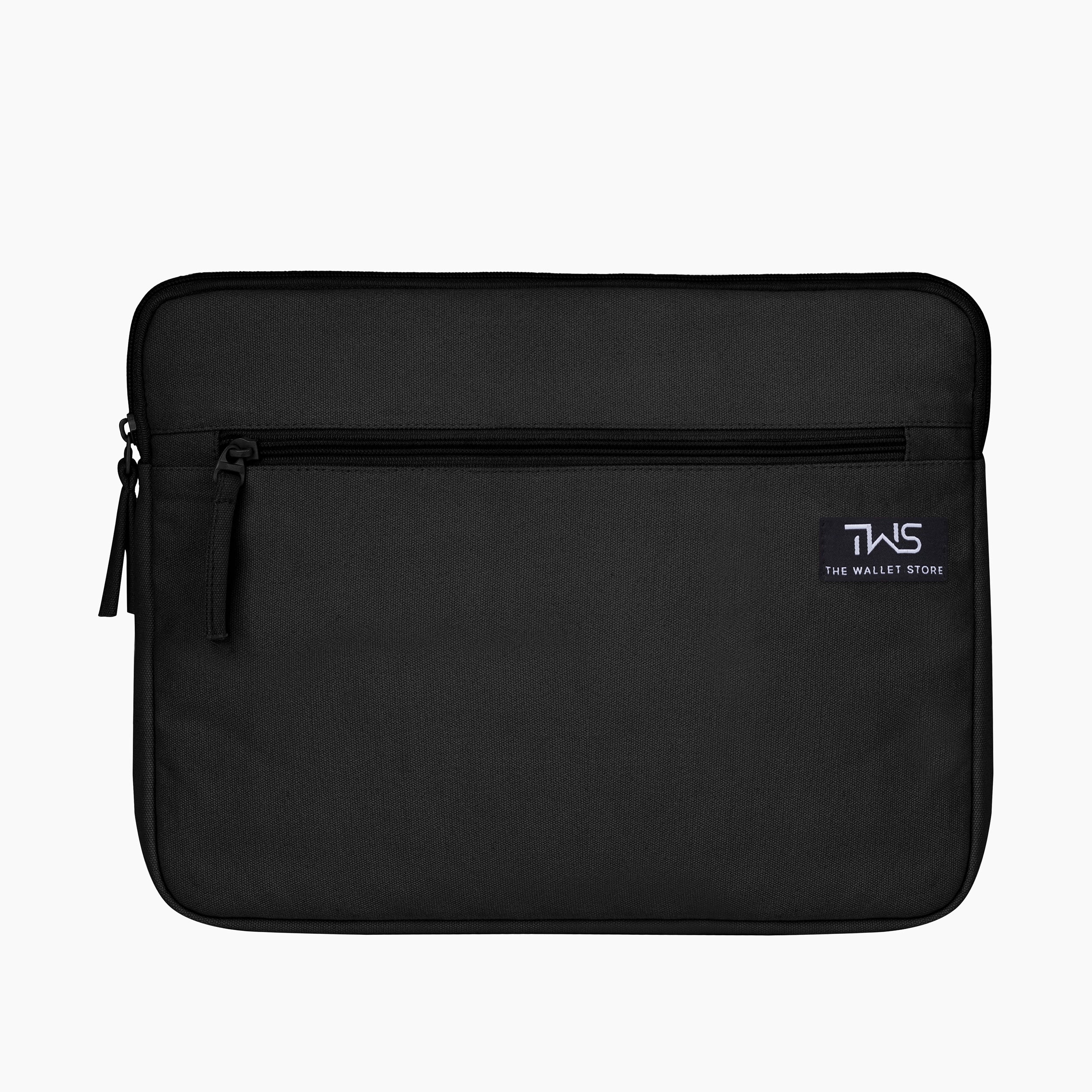 Sleek Guard Canvas Laptop Sleeve - Black