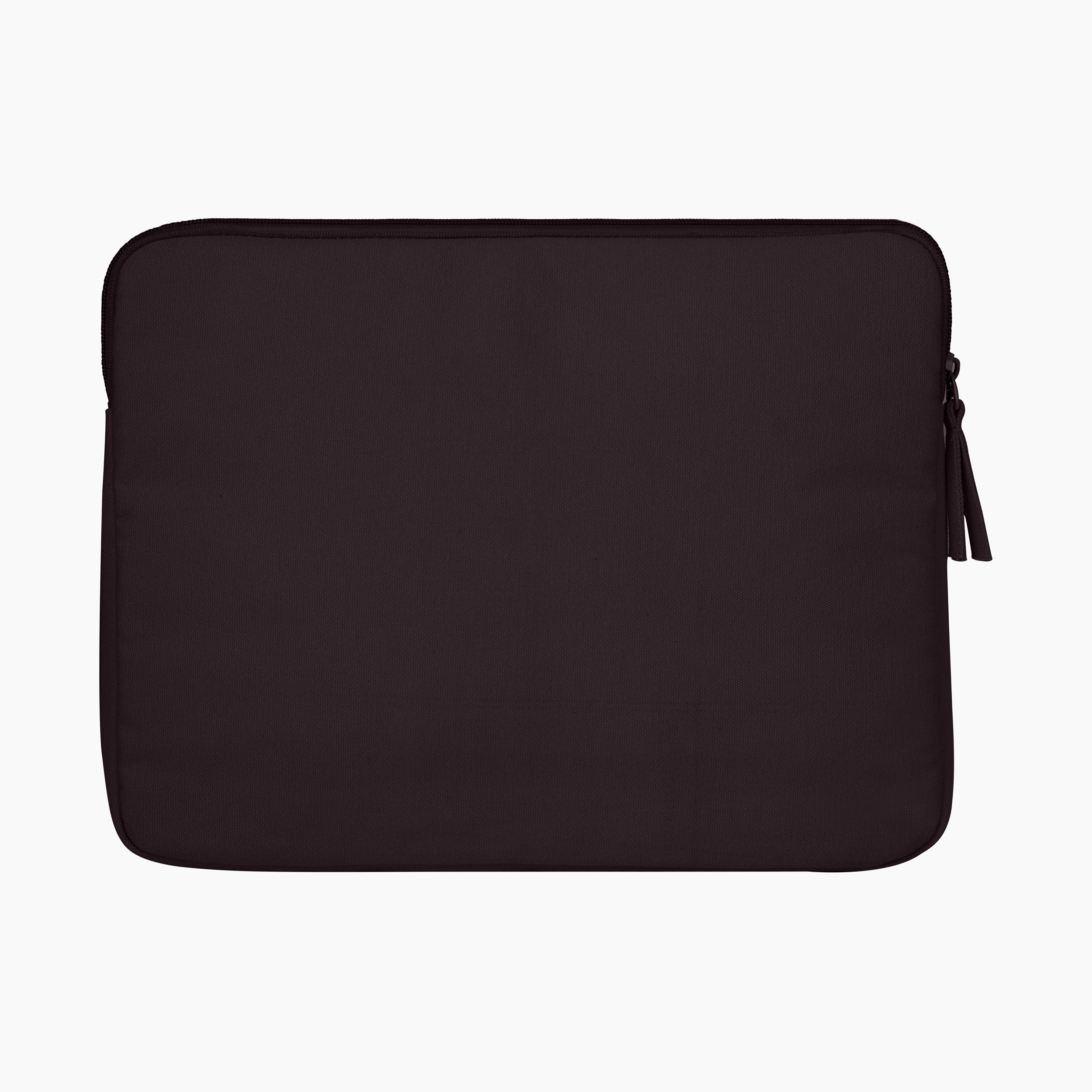 Sleek Guard Canvas Laptop Sleeve - Brown