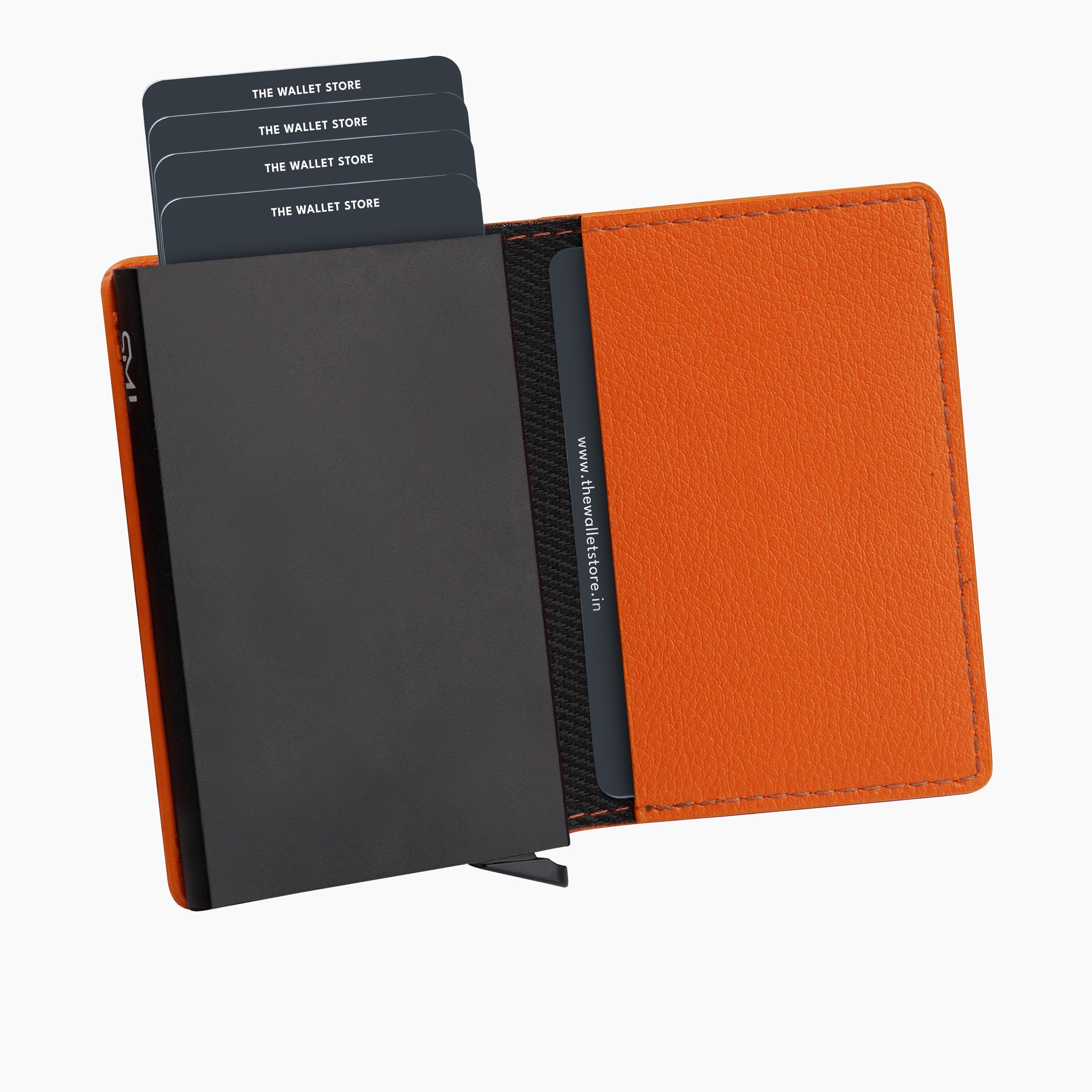 Vivid Vault RFID Protected Metal Cardholder - Orange