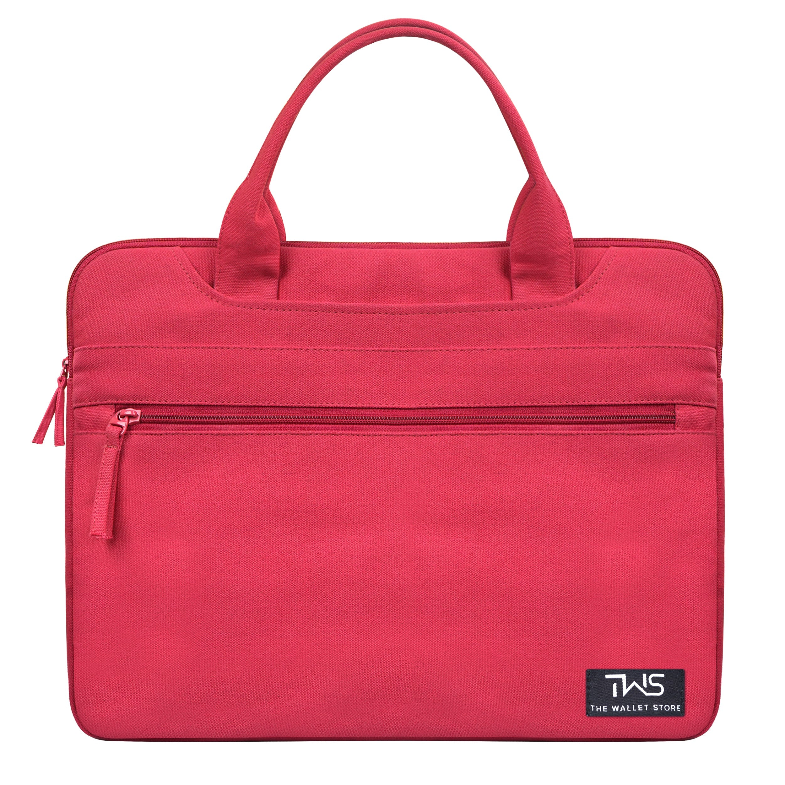 EcoCarry Canvas Laptop Bag - Red