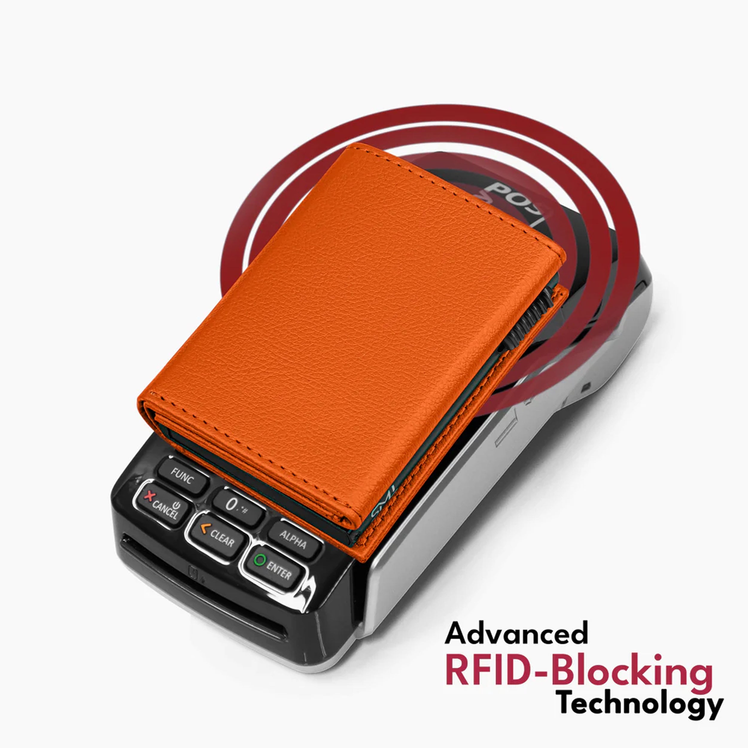 Urban Pop RFID Protection Wallet Cardholder - Orange