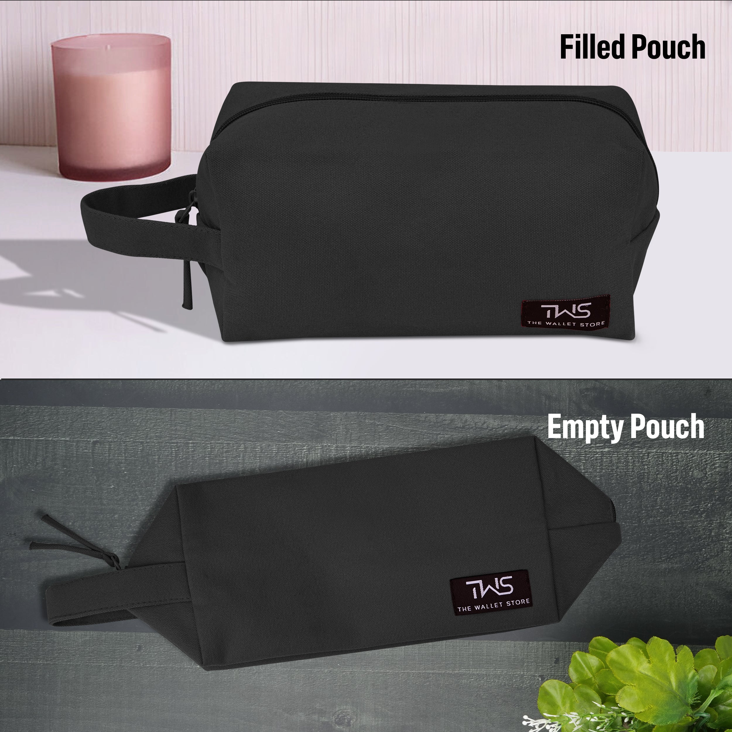 EcoZen Canvas Pouch - Black