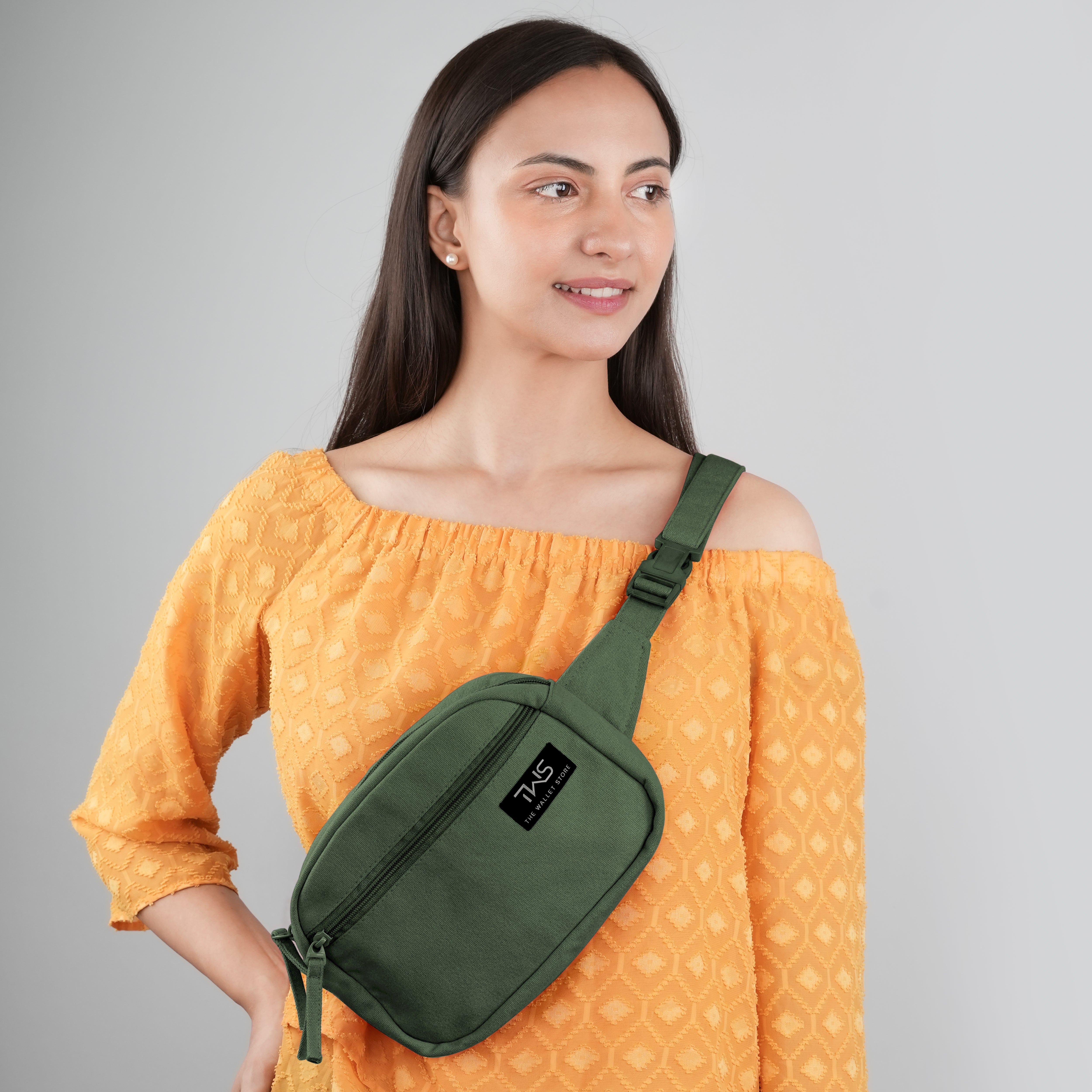 Urban Trek Canvas Fanny Bag - Olive