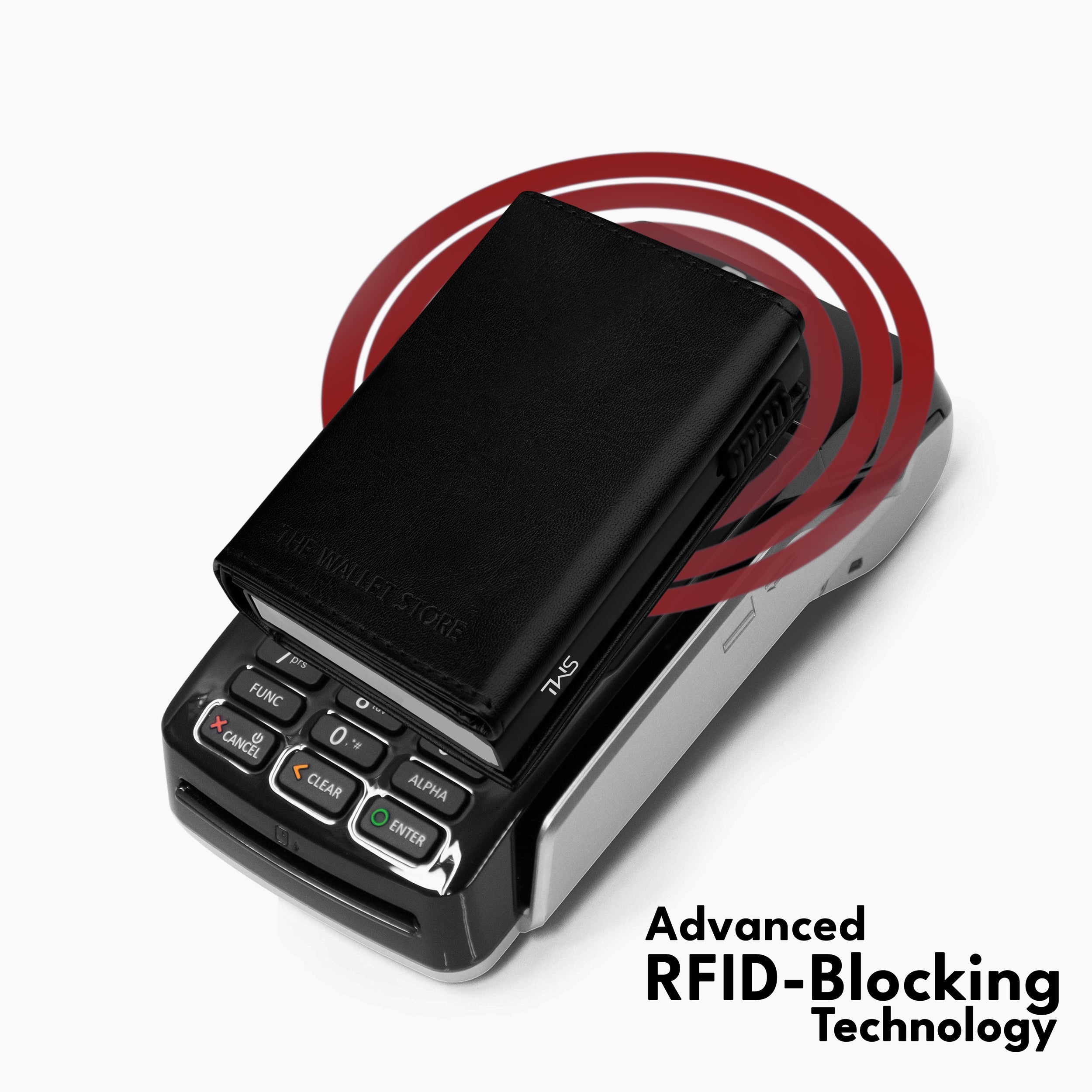 Defender RFID Protected Wallet Cardholder - Black