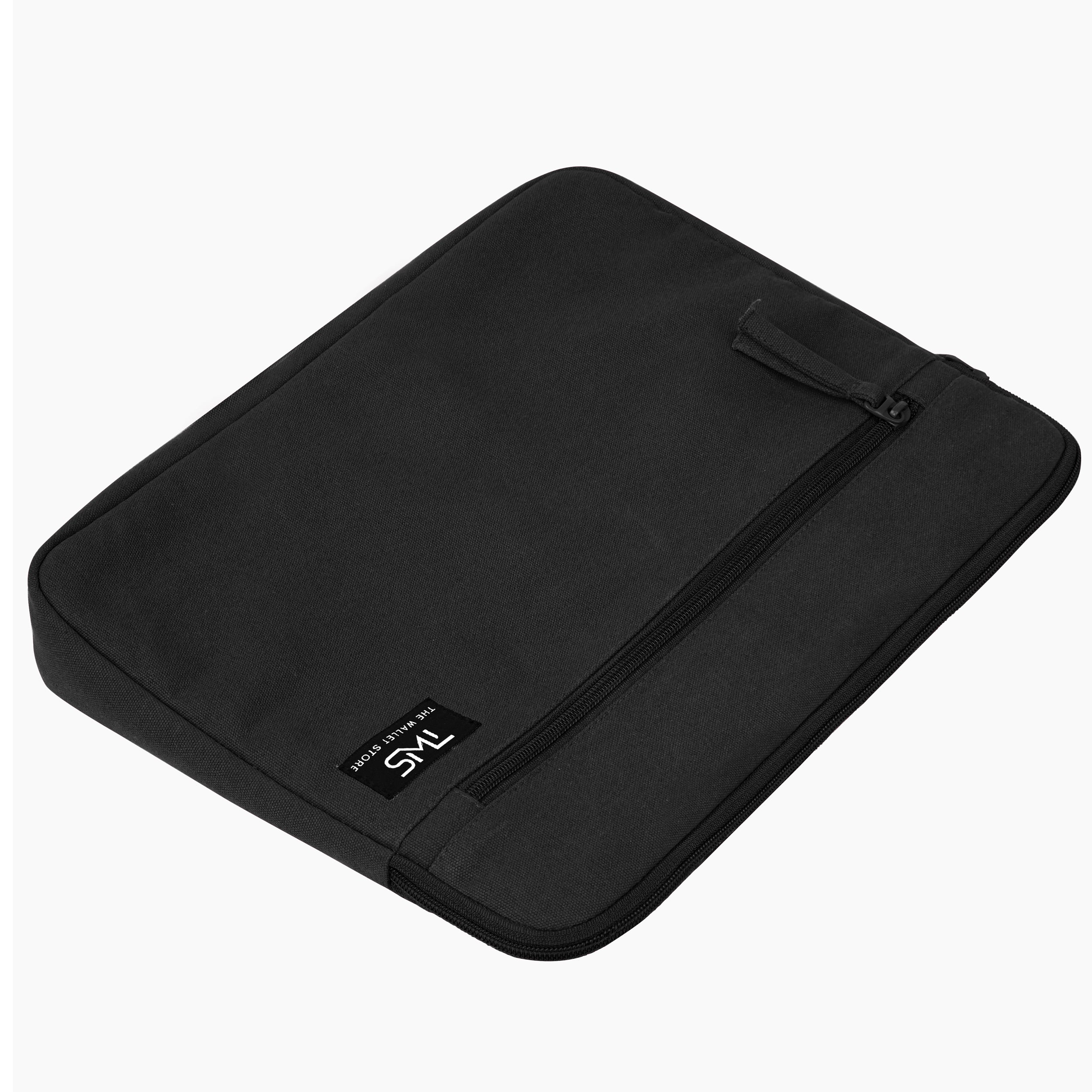 Sleek Guard Canvas Laptop Sleeve - Black