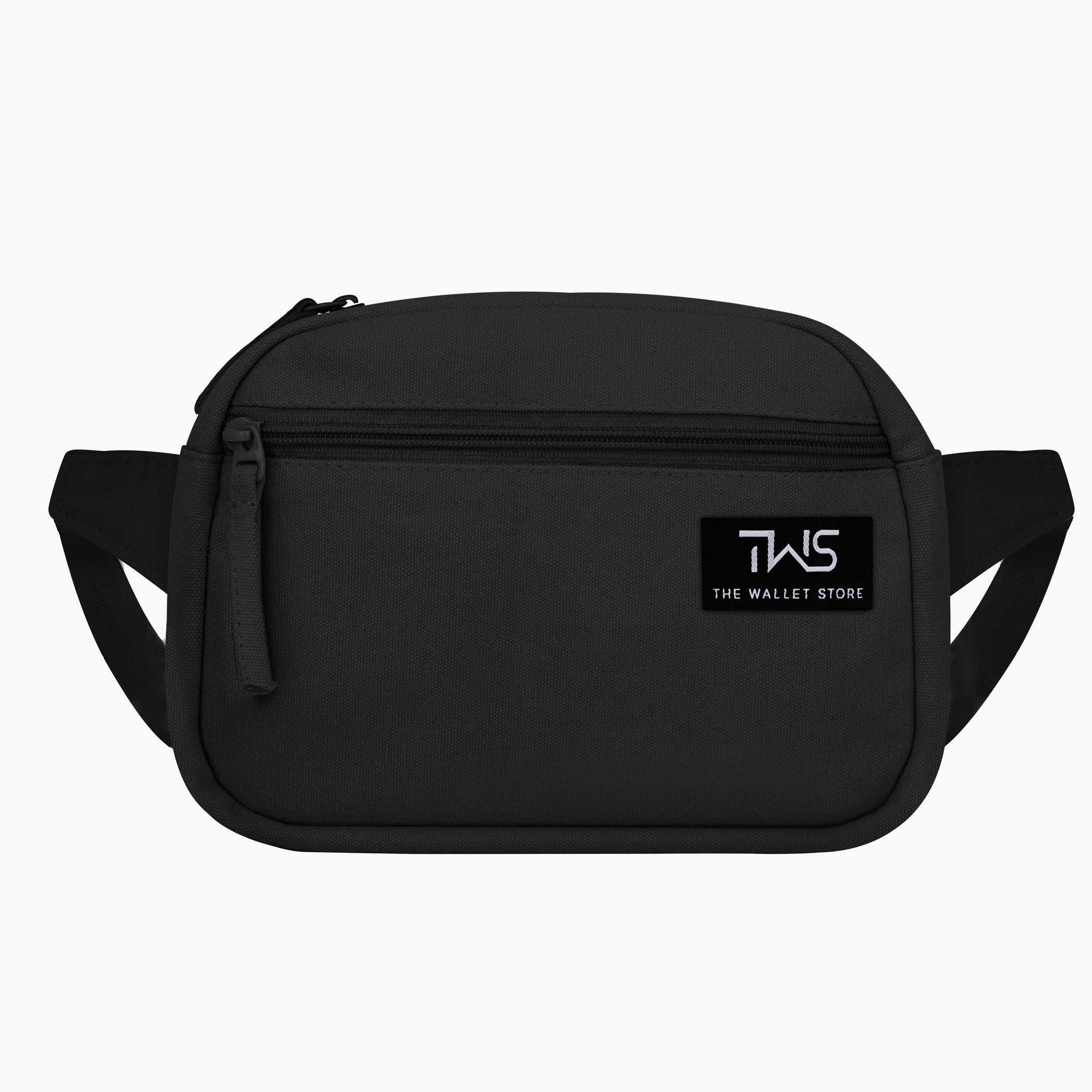 Urban Trek Canvas Fanny Bag - Black